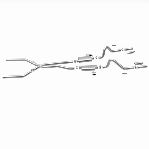 MagnaFlow SYS Cat-Back 67-70 Mustang 2.50inch w/Tru-X - 15816