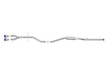 aFe Takeda 2.5in 304SS Cat-Back Exhaust System 17-20 Honda Civic SI Coupe L4-1.5L (t) - BL Flame Tip - 49-36620-L