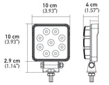 Hella ValueFit Work Light 4SQ 1.0 MV CR H+S DT - 357103041