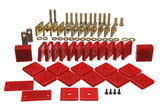 Energy Suspension Toy Land Cruiser Body Mount Set - Red - 8.4104R