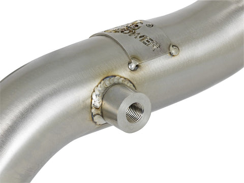aFe Twisted Steel Header Up-Pipe 08-10 Ford Diesel Trucks V8-6.4L (td) - 48-33016