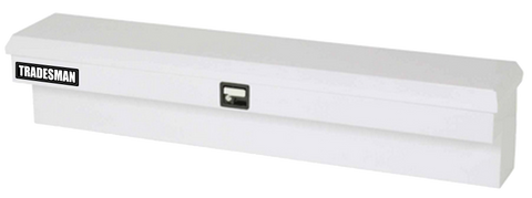 Tradesman Steel Side Bin Truck Tool Box (48in.) - White - 86748
