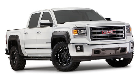 Bushwacker 14-15 GMC Sierra 1500 Pocket Style Flares 4pc - Black - 40960-02