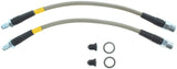StopTech 03-09 Mercedes E55/E63 / 03-10 E320/E350 Coupe / 03-09 E500/E550 Rear SS Brake Line Kit - 950.35502