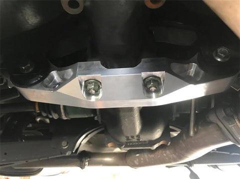 Torque Solution 08+ Subaru WRX/STI Rear Differential Brace - Black - TS-SU-427BK