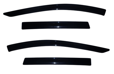 AVS 13-18 Ford Escape Ventvisor Outside Mount Window Deflectors 4pc - Smoke - 94383