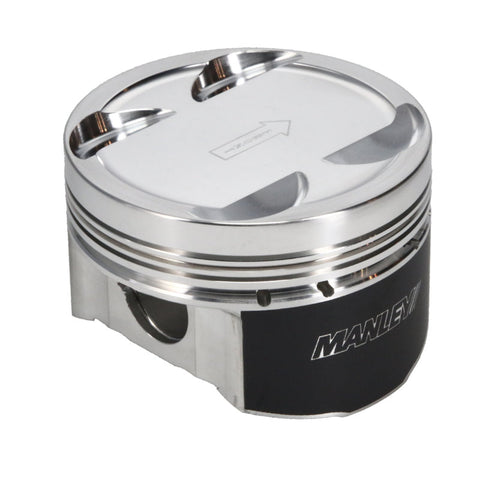 Manley 90-94 Eclipse (6 Bolt 4G63T) 85.5mm +.5mm Over Bore 8.5:1 Dish Piston Set w/ Rings - 605005C-4