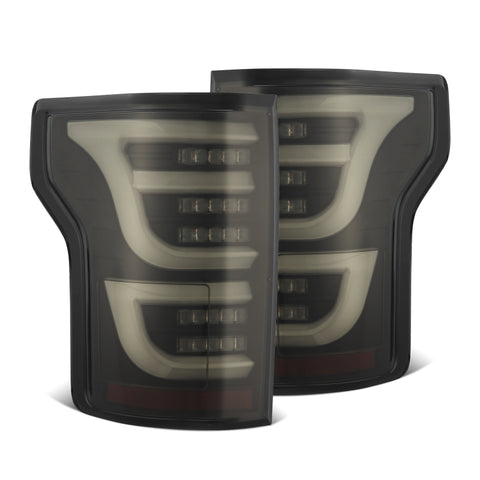 AlphaRex 15-20 Ford F150 Luxx-Series LED Tail Lights Alpha-Black - 652040
