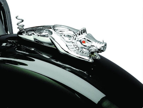 Kuryakyn Wild Boar Fender Ornament Chrome - 9022