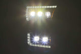 AlphaRex 17-20 Ford Raptor NOVA LED Proj Headlights Plank Style Matte Black w/Activ Light/Seq Signal - 880152