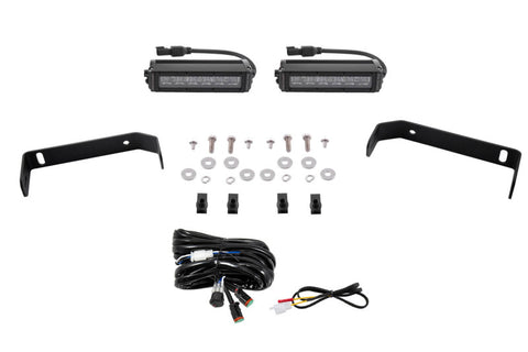 Diode Dynamics 19-21 Ford Ranger SS18 LED Lightbar Kit - White Combo - DD6597