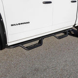 Westin 14-18 Chevrolet Silverado/GMC Sierra Crew Cab Outlaw Nerf Step Bars (Excl. Diesel) -Text. Blk - 20-13725