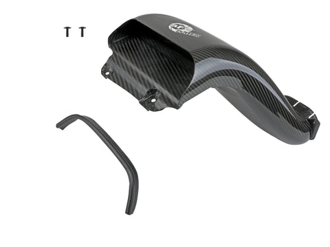 aFe Quantum Cold Air Intake System Scoop 18-20 Ford F150 EcoBoost V6-3.5L/2.7L - Carbon Fiber - 53-10008SC