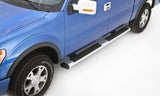 Lund 2019 Chevy Silverado 1500 Ext. Cab (Rocker Panel Mount) 6in Oval Straight SS Nerf Bars-Polished - 24310568