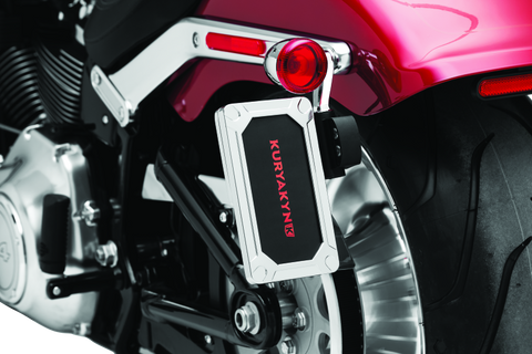 Kuryakyn Nova Side Mount License Plate Frame Gloss Chrome - 3141