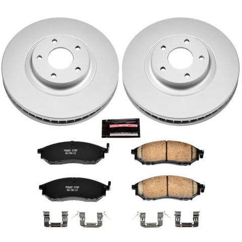 Power Stop 11-14 Nissan Murano Front Z17 Evolution Geomet Coated Brake Kit - CRK5263