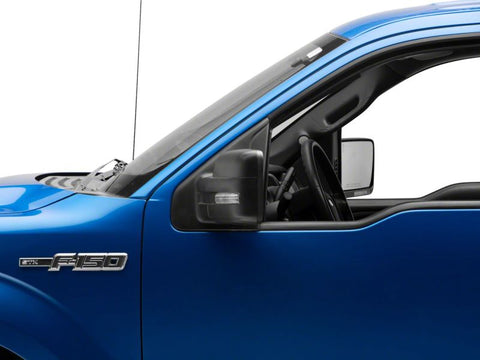 Raxiom 09-14 Ford F-150 Axial Series LED Sequential Mirror Mounted Turn Signals- Smoked - T578177