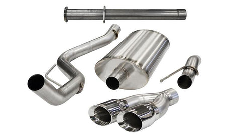 Corsa 2011-2014 Ford F-150 Raptor 6.2L V8 133in Wheelbase Polished Xtreme Cat-Back Exhaust - 14759