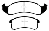 EBC 94-99 Buick Le Sabre (FWD) 3.8 Yellowstuff Front Brake Pads - DP41142R