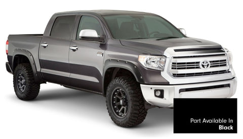 Bushwacker 16-17 Toyota Tundra Fleetside Pocket Style Flares 4pc 66.7/78.7/97.6in Bed - Black - 30918-33