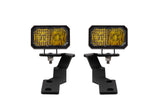 Diode Dynamics 16-21 Toyota Tacoma Stage Series 2in LED Ditch Light Kit - Sport Yellow Combo - DD6377