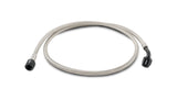Vibrant Pre-Assembled Hose Assemblies -3AN 36in Length Hose End Style Straight/90 Degrees - 10274