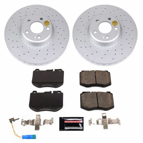 Power Stop 2018 Mercedes-Benz C350e Front Z23 Evolution Sport Coated Brake Kit - CRK7969