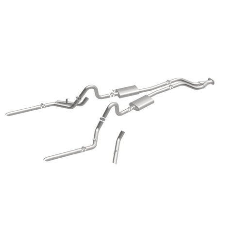 MagnaFlow SYS C/B 84-87 Buick Regal V6 3.8L Turbocharged SS 2.5in Street Series Dual Split Rear Exit - 16884
