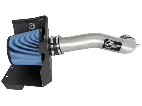 aFe MagnumFORCE Stage-2 PRO 5R CAI Brushed Alum Tube 14-17 GMC Sierra 1500 5.3L/6.2L w/Electric Fan - 54-12332-H