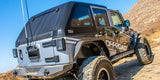 DV8 Offroad 07-18 Jeep Wrangler JK 2 Piece Fast Back Hard Top 4 Door - Black (DS Only) - HT07FB42