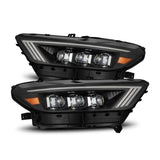 AlphaRex 15-17 Ford Mustang NOVA Series LED Projector Headlights Blk - 880144