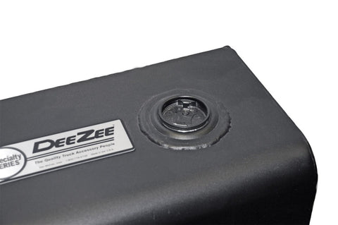 Dee Zee Universal Tanks - Auxiliary Short Rectangle Black Steel - DZ91753XSB