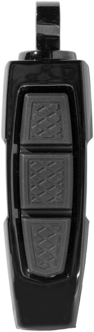 Kuryakyn Enygma Pegs With Adapter- Gloss Black - 10030-2