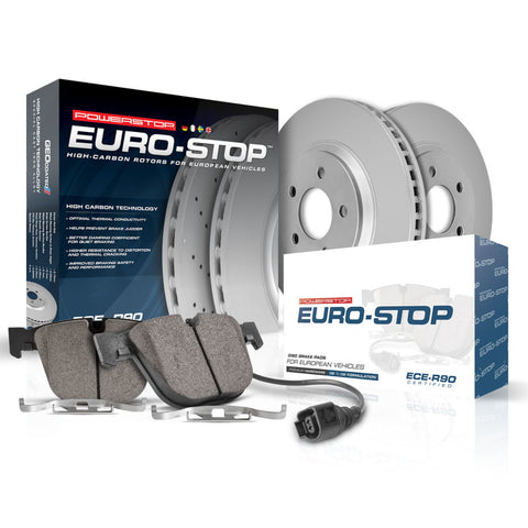 Power Stop 00-01 Audi A6 Quattro Front Euro-Stop Brake Kit - ESK886
