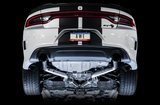AWE Tuning 2015+ Dodge Charger 6.4L/6.2L Supercharged Track Edition Exhaust - Diamond Black Tips - 3015-33126