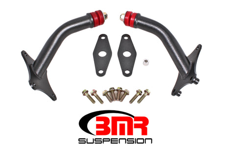 BMR 16-17 6th Gen Camaro Motor Mount Kit w/ Integrated Stands (Polyurethane) - Black Hammertone - MM010H