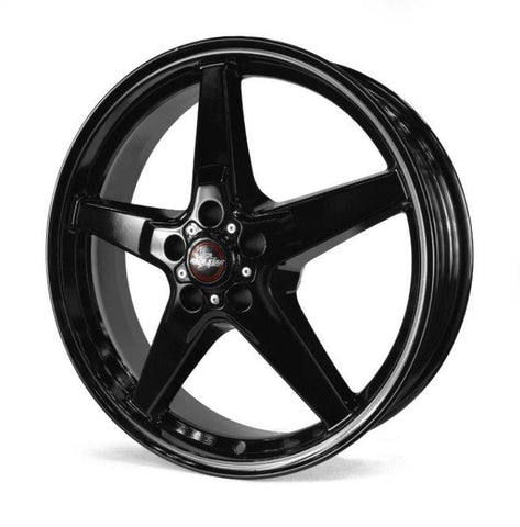 Race Star 92 Drag Star Bracket Racer 20x6 5x115BC 3.20BS Gloss Black Wheel - 92-060446B