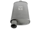 aFe Scorpion Replacement Alum Steel Muffler Double Layer 2-1/2in In/Out Center/Offset 18inL x9inW - 49M00002