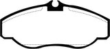 EBC 99-03 Land Rover Discovery (Series 2) 4.0 Ultimax2 Front Brake Pads - UD676