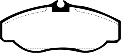 EBC 99-03 Land Rover Discovery (Series 2) 4.0 Ultimax2 Front Brake Pads - UD676