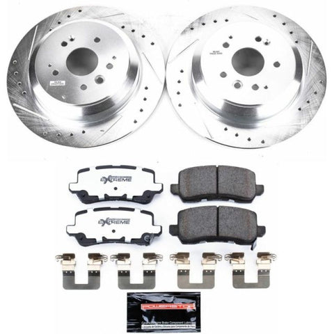 Power Stop 17-19 Acura MDX Rear Z26 Street Warrior Brake Kit - K7901-26