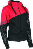 Speed and Strength Cat Outa Hell Hoody Red/Black Womens - XS - 884448