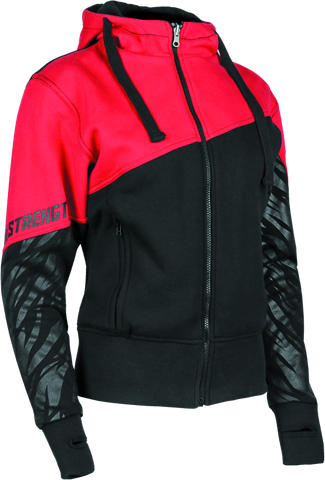 Speed and Strength Cat Outa Hell Hoody Red/Black Womens - XS - 884448