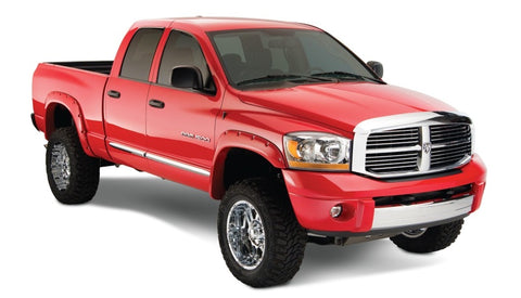 Bushwacker 02-08 Dodge Ram 1500 Fleetside Pocket Style Flares 4pc 75.9/76.3/97.9in Bed - Black - 50907-02