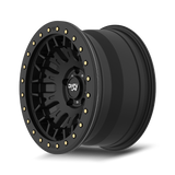 Dirty Life DT-3 17X9 5x127 -38 Offset - Satin Black w/ Simulated Beadlock - 9317-7973MB38