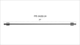 Fleece Performance 24in High Pressure Fuel Line (8mm x 3.5mm Line, M14x1.5 Nuts) - FPE-34200-24