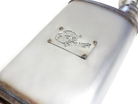 aFe MACHForce XP Exhaust 11-14 Ford Mustang GT V8-5.0L 3in. SS Axle-Back w/Polished Tips - 49-43052-P