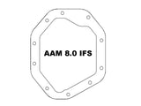 aFe 19-25 GM Trucks Front Diff Cover - Black w/ Machined Fins - 46-71430B