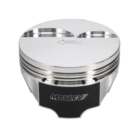 Manley Chevy LS 4.070in Bore 3.622in Stroke -4cc Flat Platinum Series Piston Set - 562570CE-8