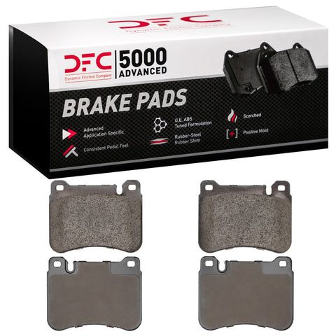 DFC 05-11 Mercedes-Benz SLK350 Front Low Metallic 5000 Advanced Brake Pads - 1551-1121-00